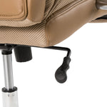 Elm PLUS Camel Big and Tall Air PU Leather Gaslift Adjustable Height Swivel Executive Chair