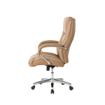 Elm PLUS Camel Big and Tall Air PU Leather Gaslift Adjustable Height Swivel Executive Chair