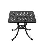 Elm PLUS 18"H Cast Aluminium Patio Side Table