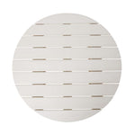 Elm PLUS 32"D Outdoor Patio White HDPE Round Coffee Table