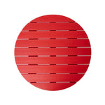 Elm PLUS 32"D Outdoor Patio Red HDPE Round Coffee Table