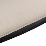 Elm PLUS Cast Aluminium Outdoor Patio Bench with Beige Cushion