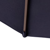 Elm PLUS 9 ft. Aluminum Auto Tilt Market Patio Umbrella in Navy Blue Olefin