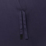 Elm PLUS 9 ft. Aluminum Auto Tilt Market Patio Umbrella in Navy Blue Olefin