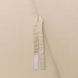 Elm PLUS 9 ft. Aluminum Auto Tilt Market Patio Umbrella in Beige Olefin